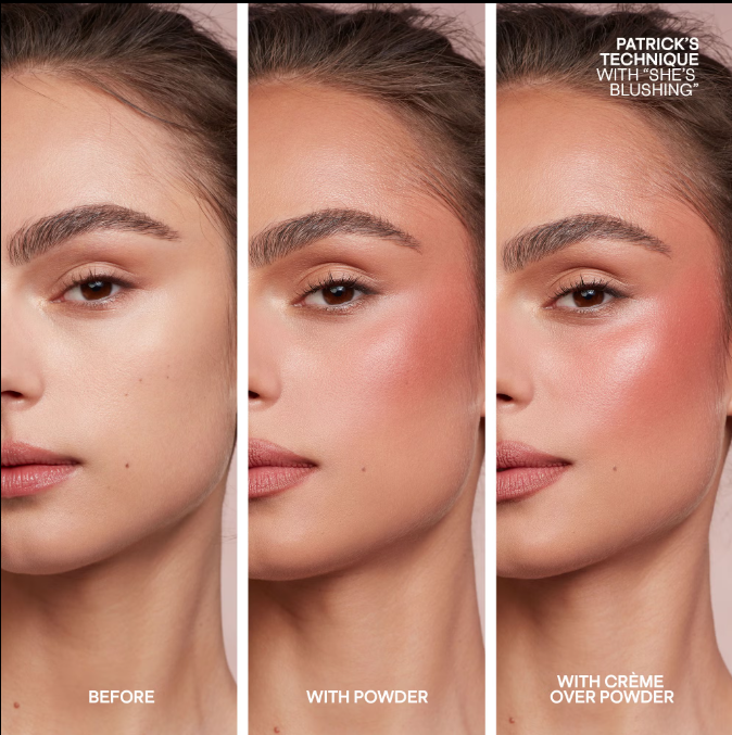 PATRICK TA Cream and Powder Blush Duo